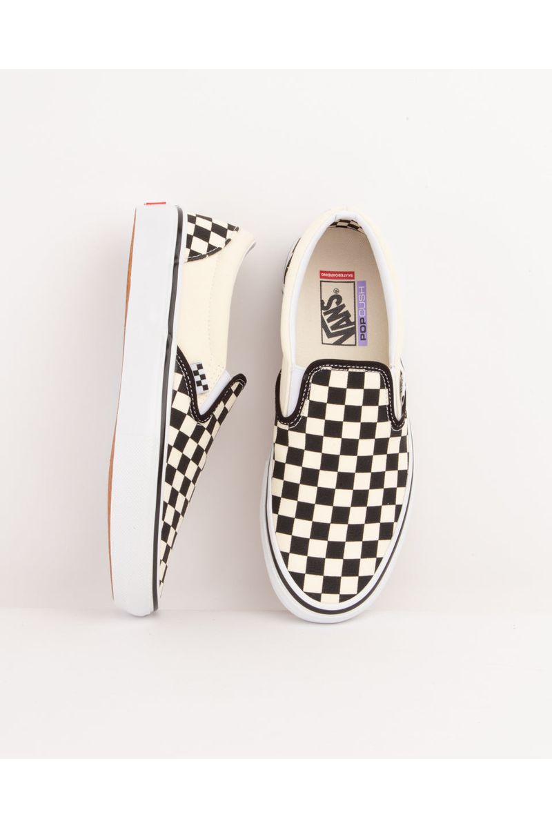 Vans on sale checkered flats