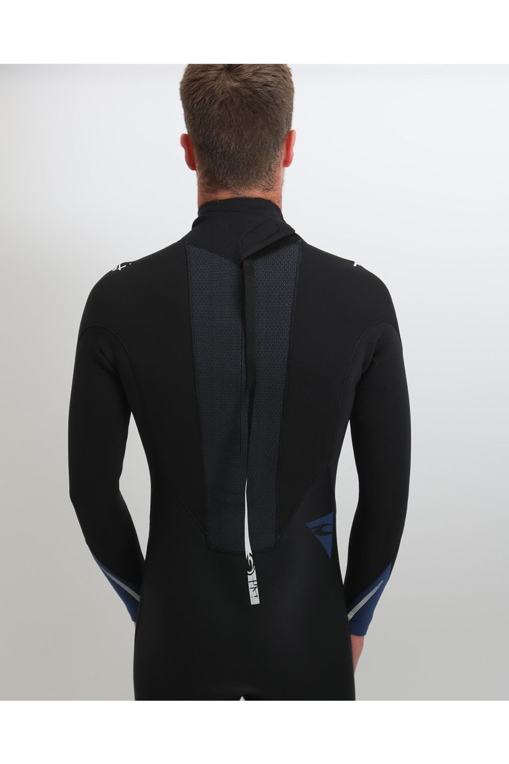 Tiki Mens Tech 4/3 GBS Wetsuit - Back Zip - Black/Blue